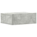 Noptieră suspendată, gri beton, 40x30x15 cm, lemn prelucrat - WALTI WALTI
