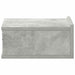 Noptieră suspendată, gri beton, 40x30x15 cm, lemn prelucrat - WALTI WALTI