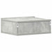 Noptiere suspendate 2 buc. gri beton 40x30x15 cm lemn prelucrat - WALTI WALTI