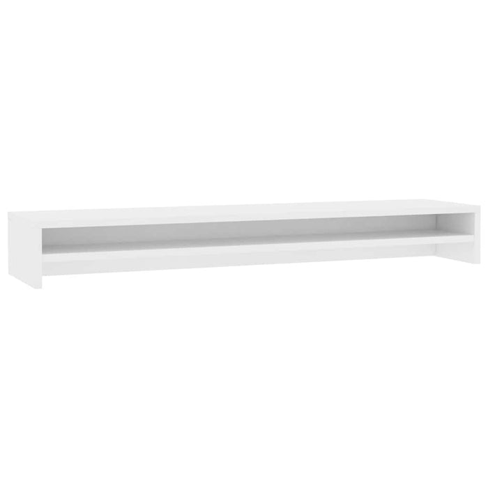 Suport monitor, alb, 100x24x13 cm, lemn prelucrat WALTI