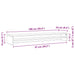 Suport monitor, gri beton, 100x24x13 cm, lemn prelucrat - WALTI WALTI