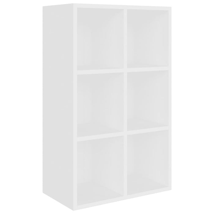 Bibliotecă/Servantă, alb, 66x30x98 cm, PAL WALTI