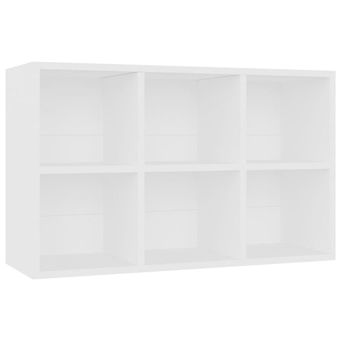 Bibliotecă/Servantă, alb, 66x30x98 cm, PAL WALTI
