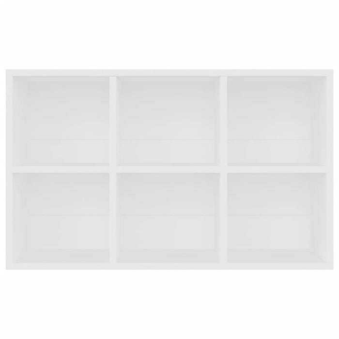 Bibliotecă/Servantă, alb, 66x30x98 cm, PAL WALTI