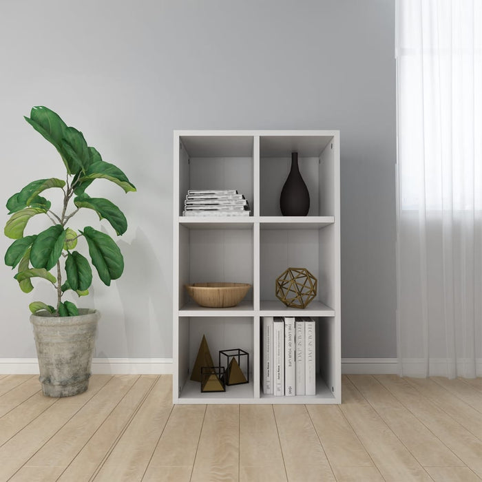 Bibliotecă/Servantă, alb, 66x30x98 cm, PAL WALTI