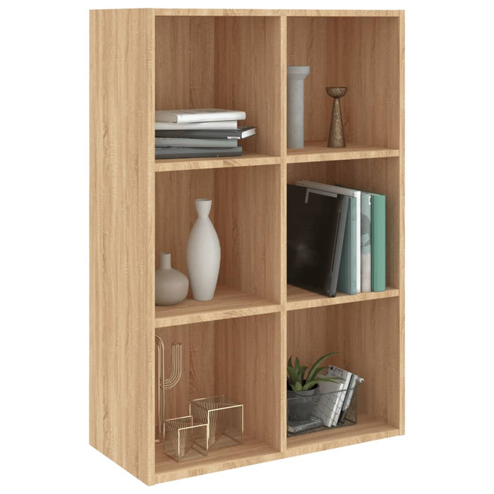 Bibliotecă/Servantă, stejar sonoma, 66x30x98 cm, PAL WALTI