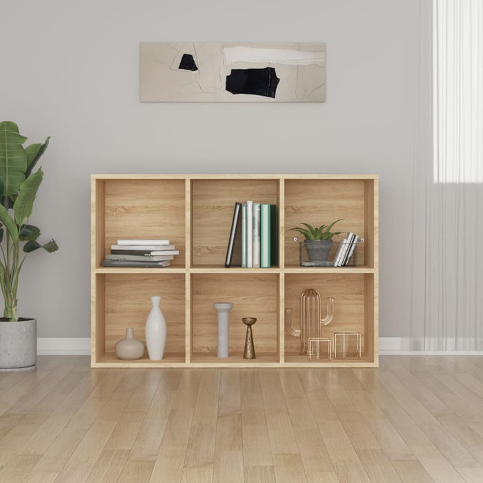 Bibliotecă/Servantă, stejar sonoma, 66x30x98 cm, PAL WALTI