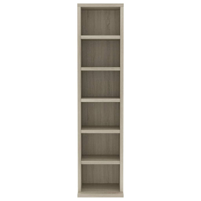 Dulap CD-uri, stejar sonoma, 21x20x88 cm, lemn compozit - WALTI WALTI