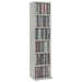 Dulap CD-uri, gri beton, 21x20x88 cm, lemn compozit - WALTI WALTI