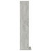 Dulap CD-uri, gri beton, 21x20x88 cm, lemn compozit - WALTI WALTI