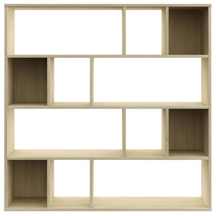 Separator cameră/Bibliotecă, stejar Sonoma, 110x24x110 cm, PAL WALTI