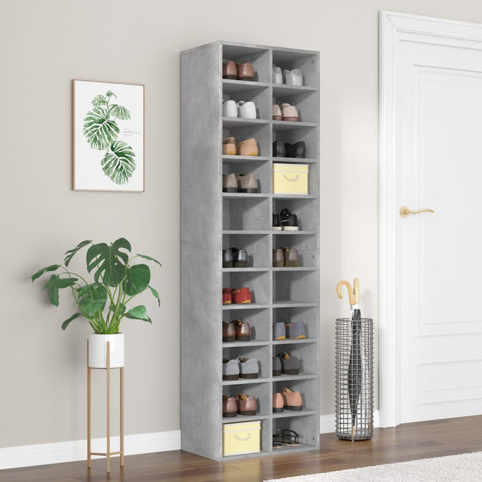 Pantofar, gri beton, 54x34x183 cm, PAL - WALTI WALTI