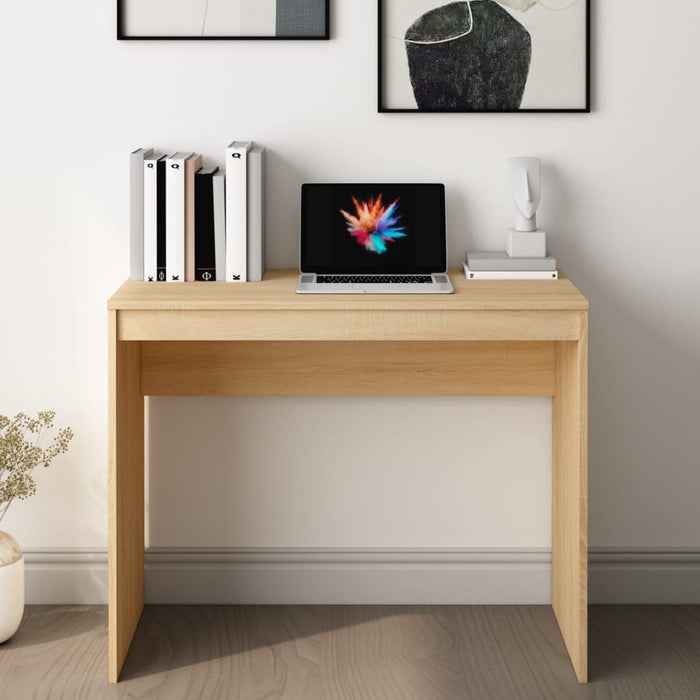 Birou, stejar sonoma, 90x40x72 cm, lemn prelucrat - WALTI WALTI