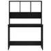 Birou cu rafturi, negru, 110x45x157 cm, PAL - WALTI WALTI