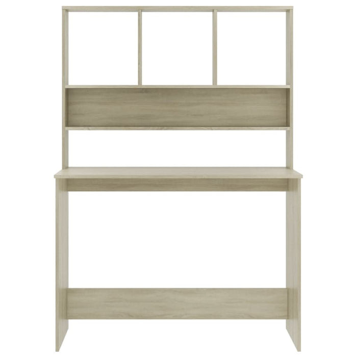 Birou cu rafturi, stejar sonoma, 110x45x157 cm, PAL - WALTI WALTI