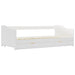 Cadru pat canapea, extensibil, alb, 90 x 200 cm, lemn de pin - WALTI WALTI