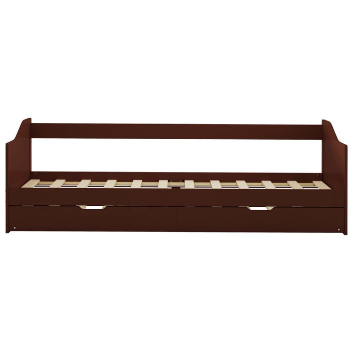 Cadru pat canapea, extensibil, maro, 90 x 200 cm, lemn de pin - WALTI WALTI