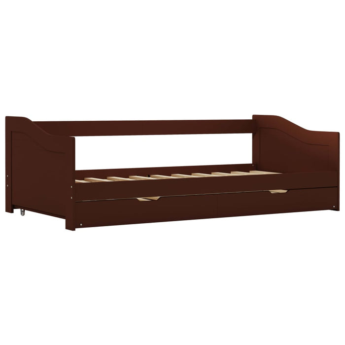Cadru pat canapea, extensibil, maro, 90 x 200 cm, lemn de pin - WALTI WALTI