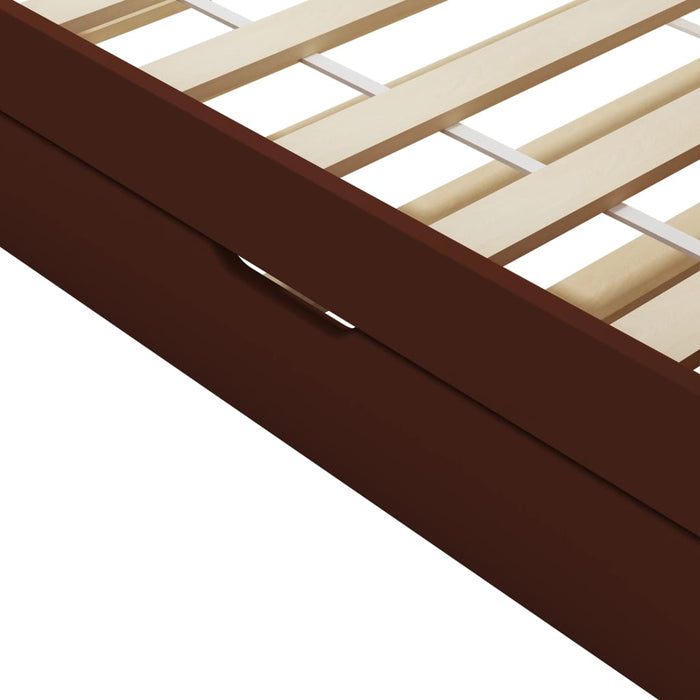 Cadru pat canapea, extensibil, maro, 90 x 200 cm, lemn de pin - WALTI WALTI