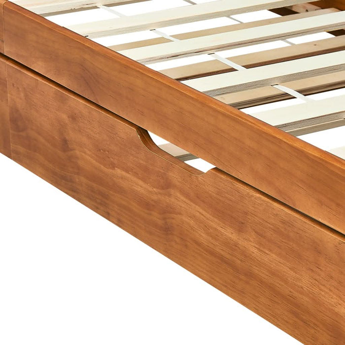 Cadru pat canapea extensibil, maro miere, 90 x 200 cm, lemn pin - WALTI WALTI