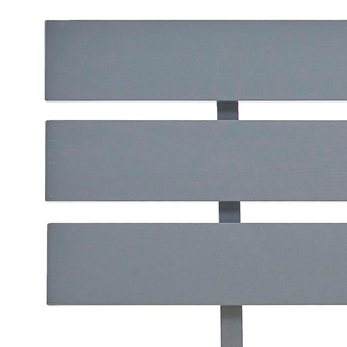 Cadru de pat, gri, 100 x 200 cm, lemn masiv de pin WALTI