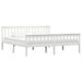 Cadru de pat din lemn masiv de pin, alb, 180 x 200 cm - WALTI WALTI