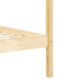 Cadru pat cu baldachin, 100x200 cm, lemn masiv de pin - WALTI WALTI