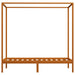 Cadru pat cu baldachin, maro miere, 100x200cm, lemn masiv pin - WALTI WALTI