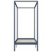 Cadru pat cu baldachin, gri, 100x200 cm, lemn masiv de pin - WALTI WALTI