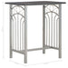 Set mobilier de bar, 3 piese, negru, lemn și oțel - WALTI WALTI