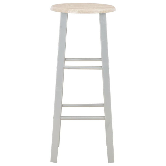 Set mobilier de bar, 3 piese, lemn și oțel - WALTI WALTI