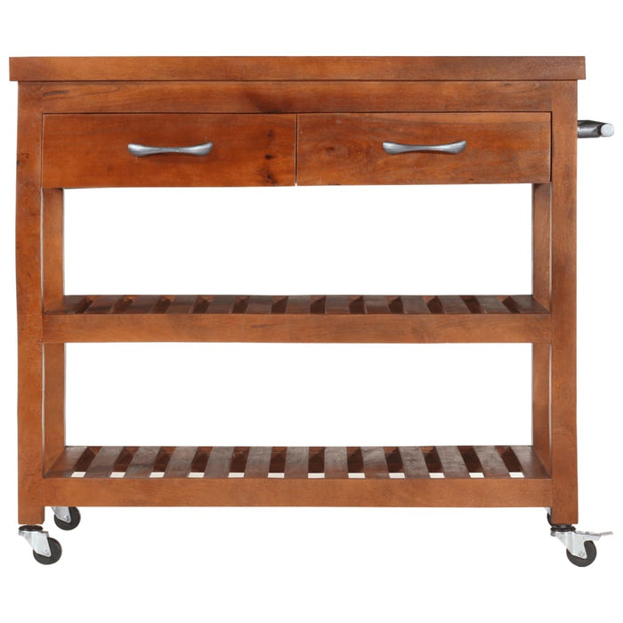 Cărucior de bucătărie, 100x48x89 cm, lemn masiv de acacia - WALTI WALTI