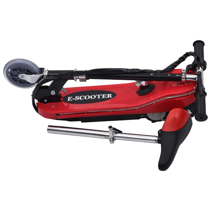 Trotinetă electrică cu șa și LED-uri, roșu, 120 W - WALTI WALTI