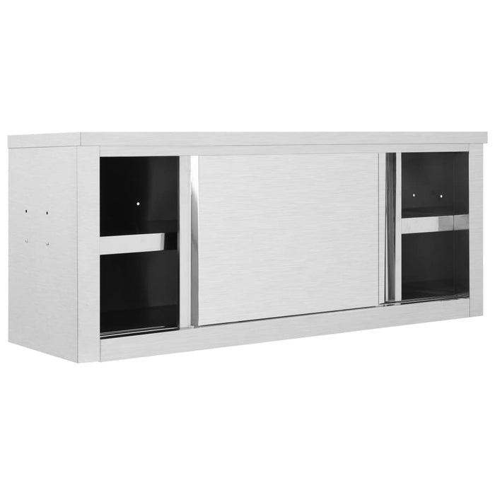 Dulap bucătărie cu uși glisante, 120x40x50 cm, oțel inoxidabil - WALTI WALTI