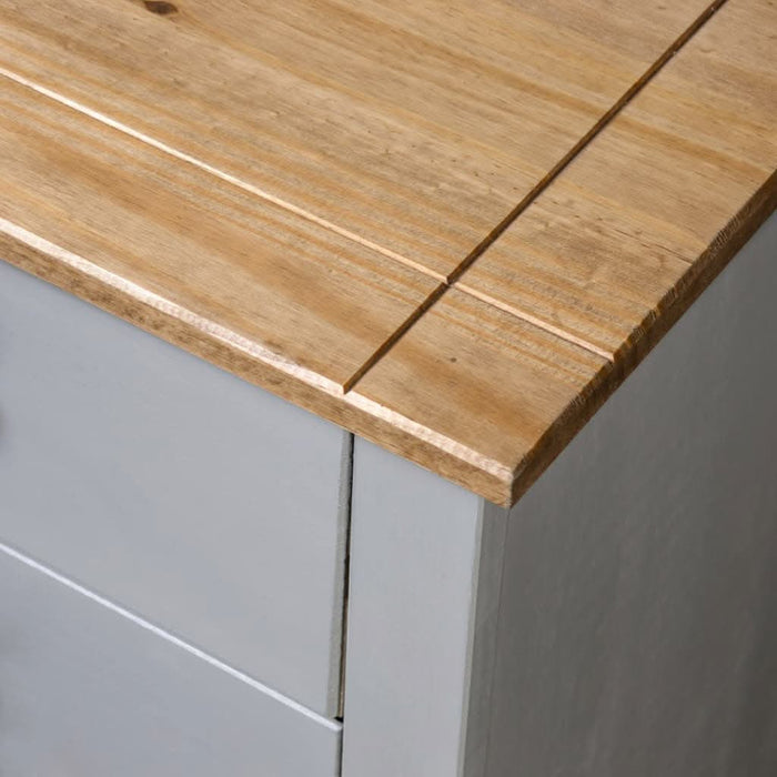 Dulap lateral, gri, 80 x 40 x 73 cm, gama pin de Panama WALTI