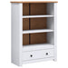 Bibliotecă, alb, 80x35x110 cm, lemn masiv de pin, gama Panama - WALTI WALTI