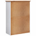 Bibliotecă, alb, 80x35x110 cm, lemn masiv de pin, gama Panama - WALTI WALTI