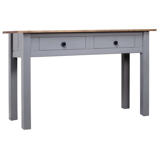 Masă consolă, gri, 110x40x72 cm, lemn masiv de pin, gama Panama - WALTI WALTI