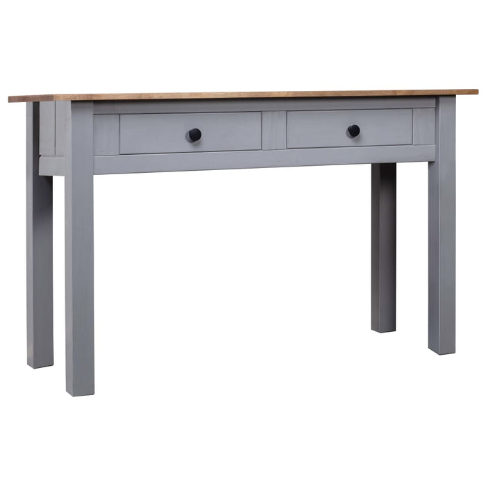 Masă consolă, gri, 110x40x72 cm, lemn masiv de pin, gama Panama WALTI