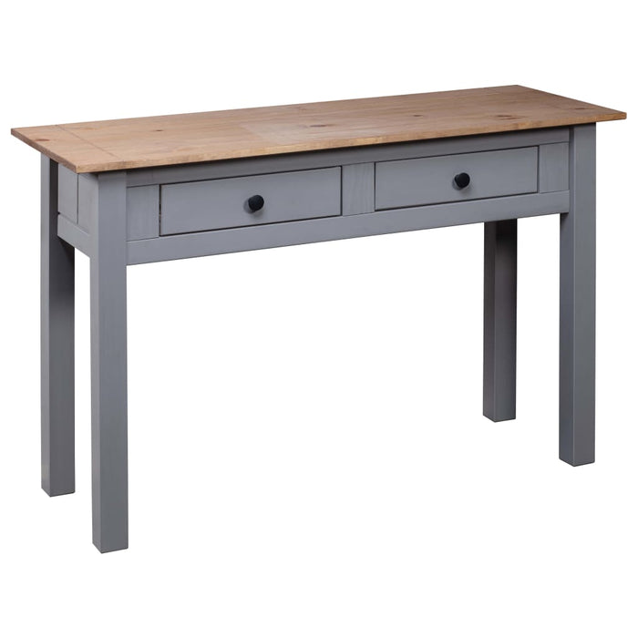 Masă consolă, gri, 110x40x72 cm, lemn masiv de pin, gama Panama WALTI