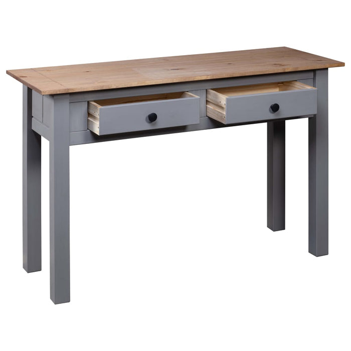 Masă consolă, gri, 110x40x72 cm, lemn masiv de pin, gama Panama WALTI