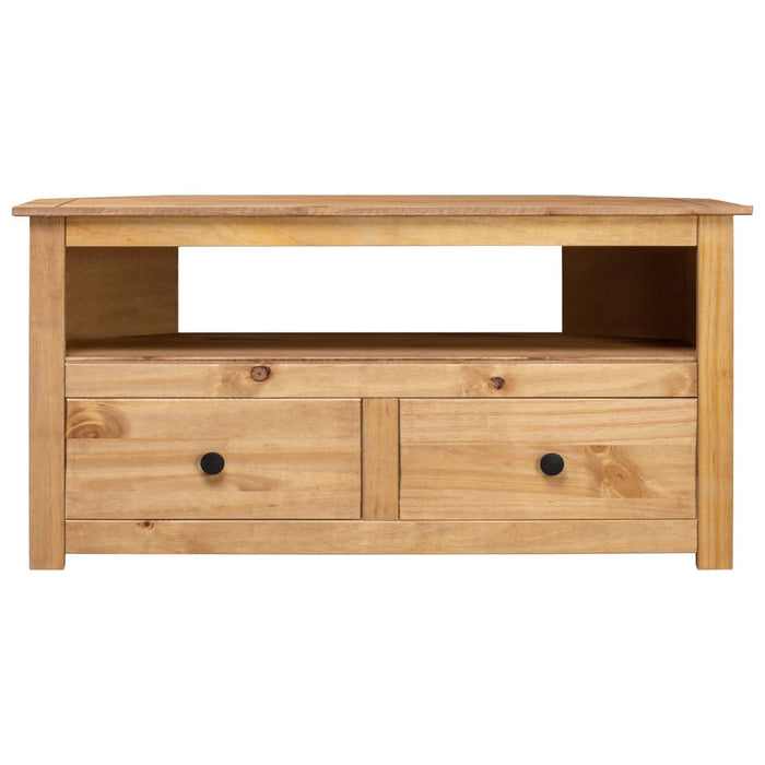 Comodă TV de colț, 93x49x49 cm, lemn masiv de pin, gama Panama - WALTI WALTI