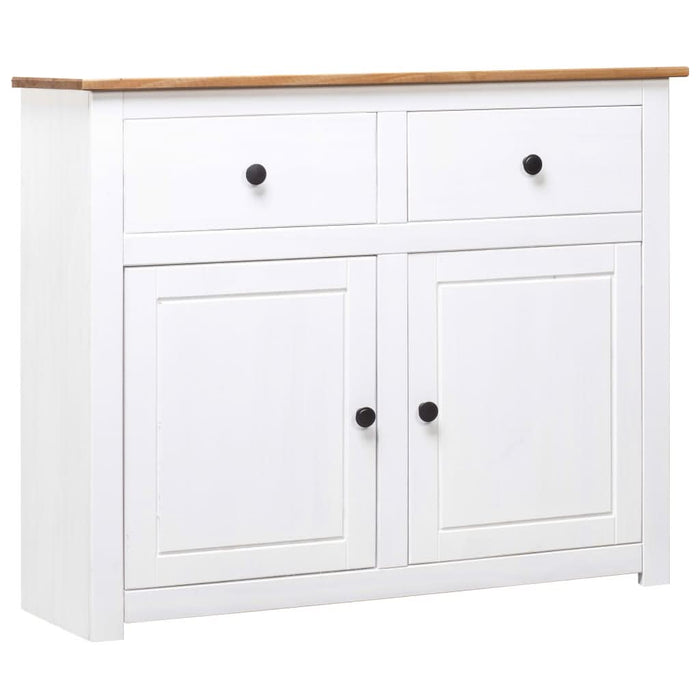 Servantă, alb, 93x40x80 cm, lemn masiv pin, gama Panama - WALTI WALTI