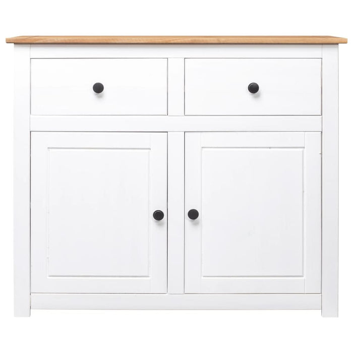 Servantă, alb, 93x40x80 cm, lemn masiv pin, gama Panama - WALTI WALTI