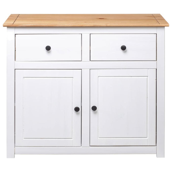 Servantă, alb, 93x40x80 cm, lemn masiv pin, gama Panama - WALTI WALTI