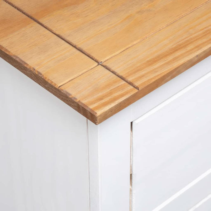Servantă, alb, 93x40x80 cm, lemn masiv pin, gama Panama - WALTI WALTI
