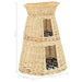 Set coșuri pisici cu perne 3 piese 47x34x60 cm răchită naturală - WALTI WALTI