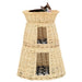Set coșuri pisici cu perne 3 piese 47x34x60 cm răchită naturală - WALTI WALTI