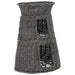 Set coșuri pisici, perne, 3 piese, gri, 47x34x60 cm, răchită - WALTI WALTI