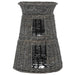 Set coșuri pisici, perne, 3 piese, gri, 47x34x60 cm, răchită - WALTI WALTI